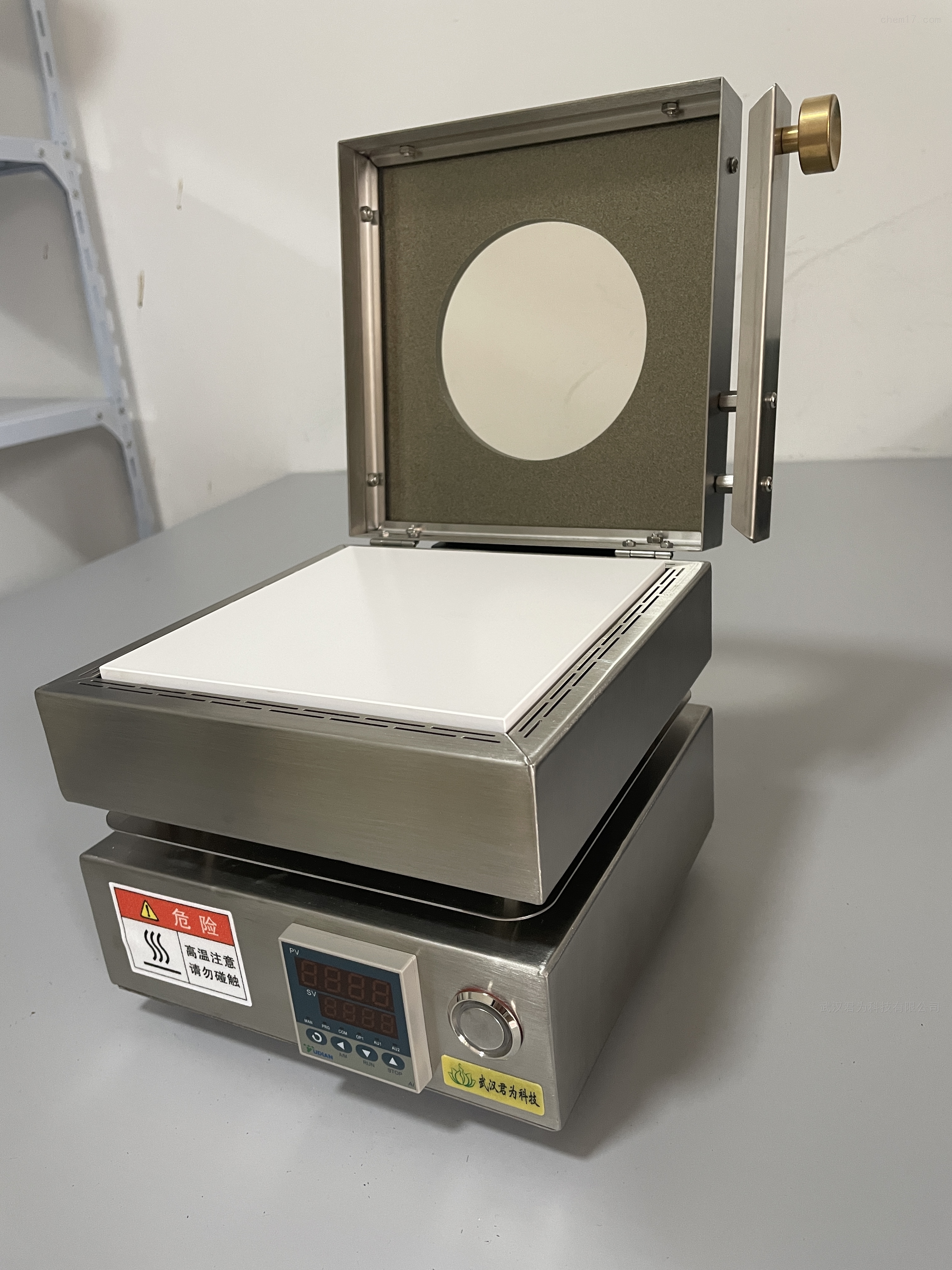 精密恒温高温加热台加热板数控型烤胶机